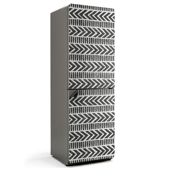 Magnet na ledničku Cikcakové čáry v dynamickém stylu