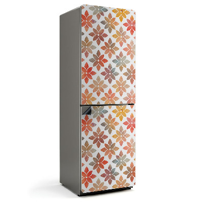 Magnet na ledničku Květinová síťovina v jemných odstínech