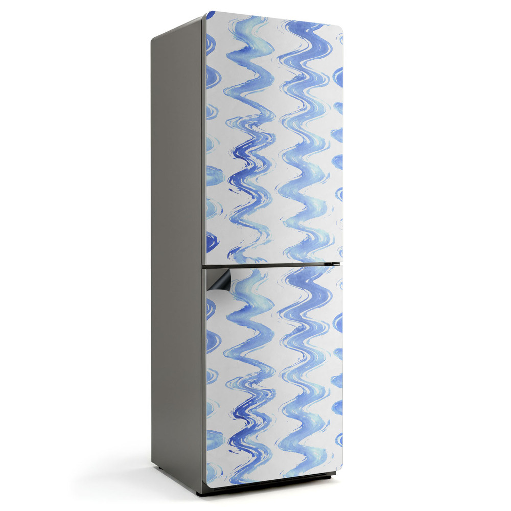 Magnet na ledničku Vlnité pruhy ve stylu akvarelu