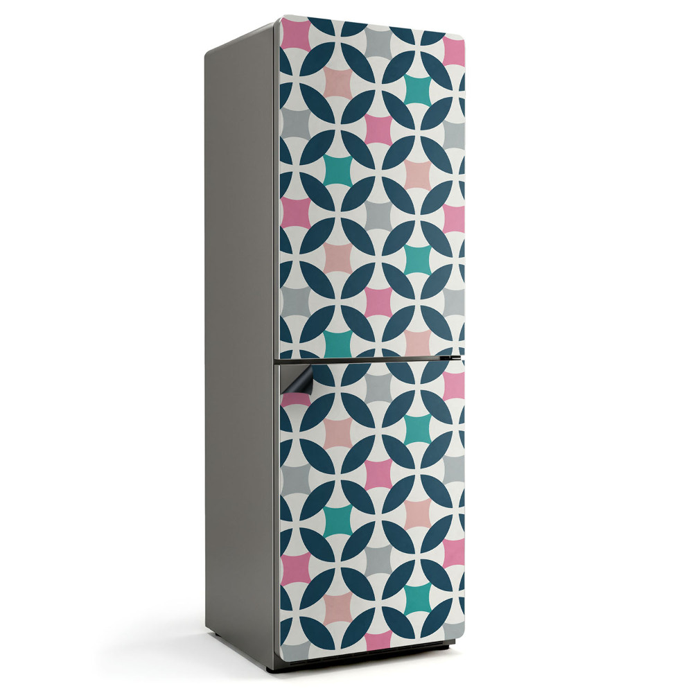 Magnet na ledničku Kulatý motiv v geometrickém stylu