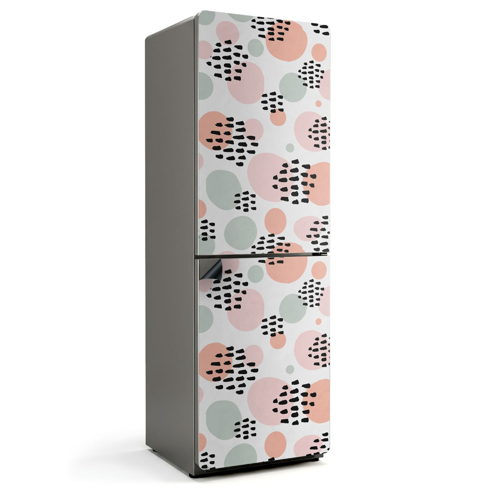 Magnet na ledničku Abstraktní tvary a skvrny