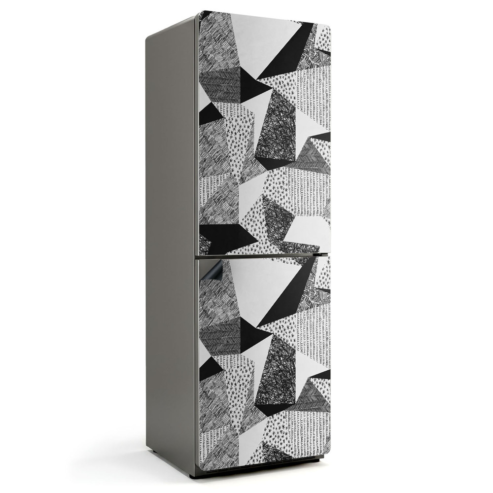 Magnet na ledničku Abstraktní tvary v geometrické podobě