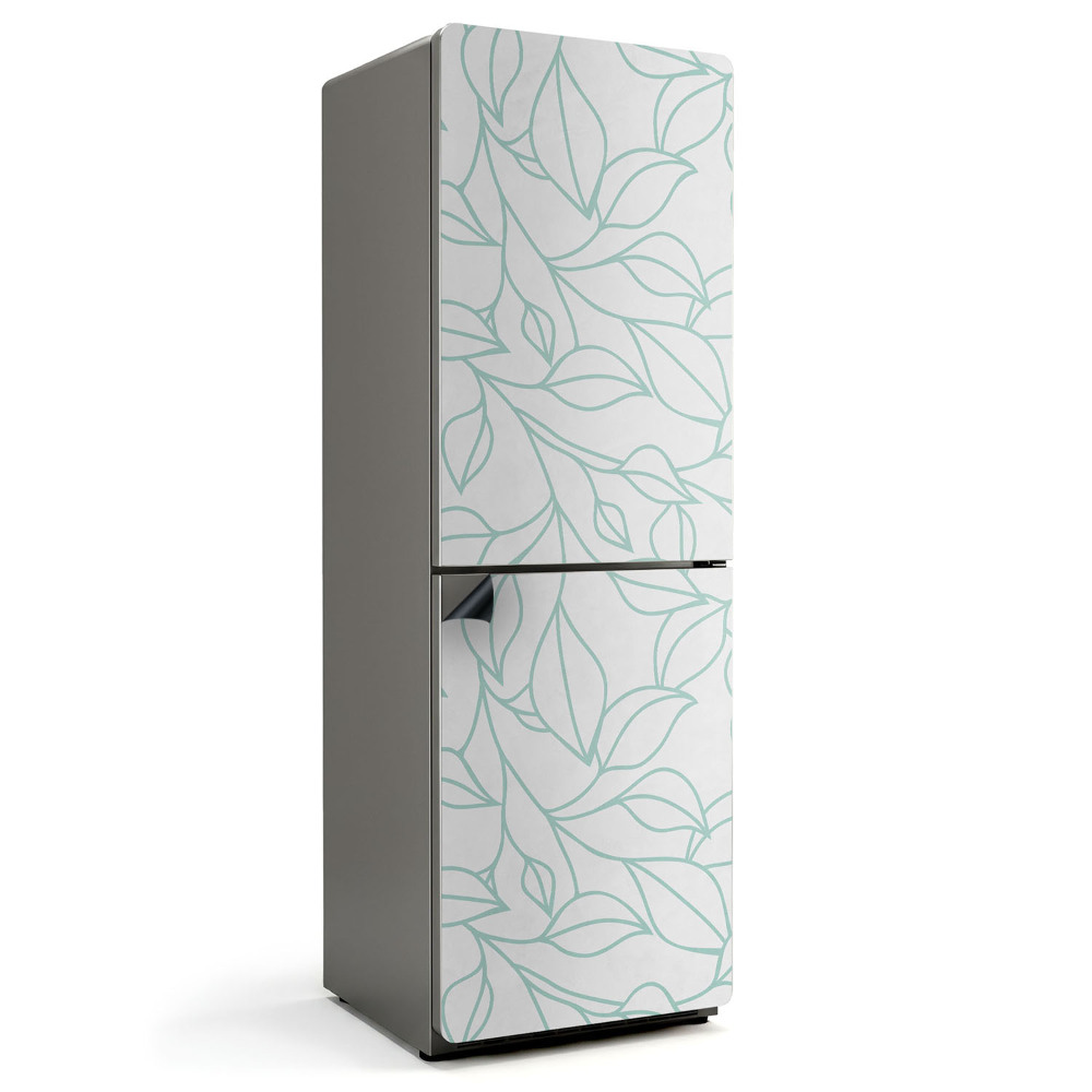 Magnet na ledničku Jemný listový vzor