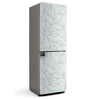 Magnet na ledničku Jemný listový vzor