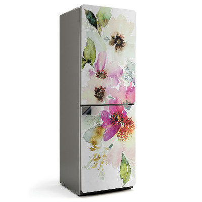 Magnet na ledničku Květinový motiv ve stylu akvarelu