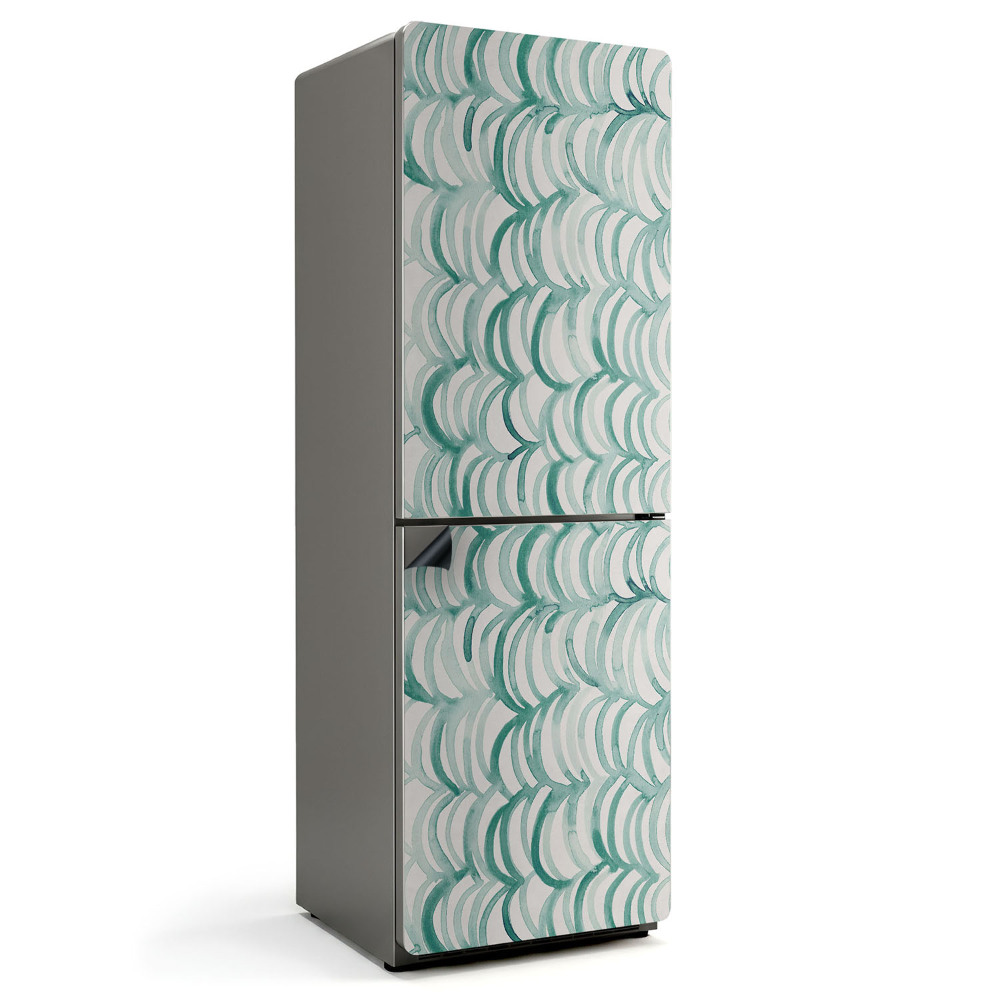 Magnet na ledničku Harmonie vln v abstraktním stylu