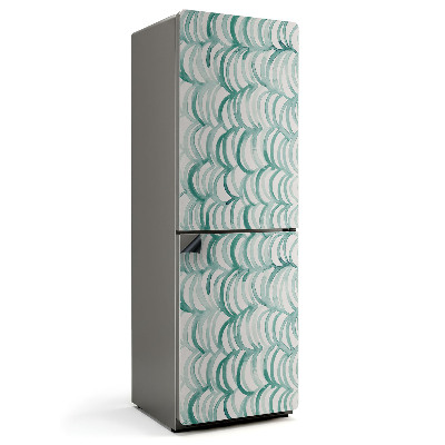 Magnet na ledničku Harmonie vln v abstraktním stylu