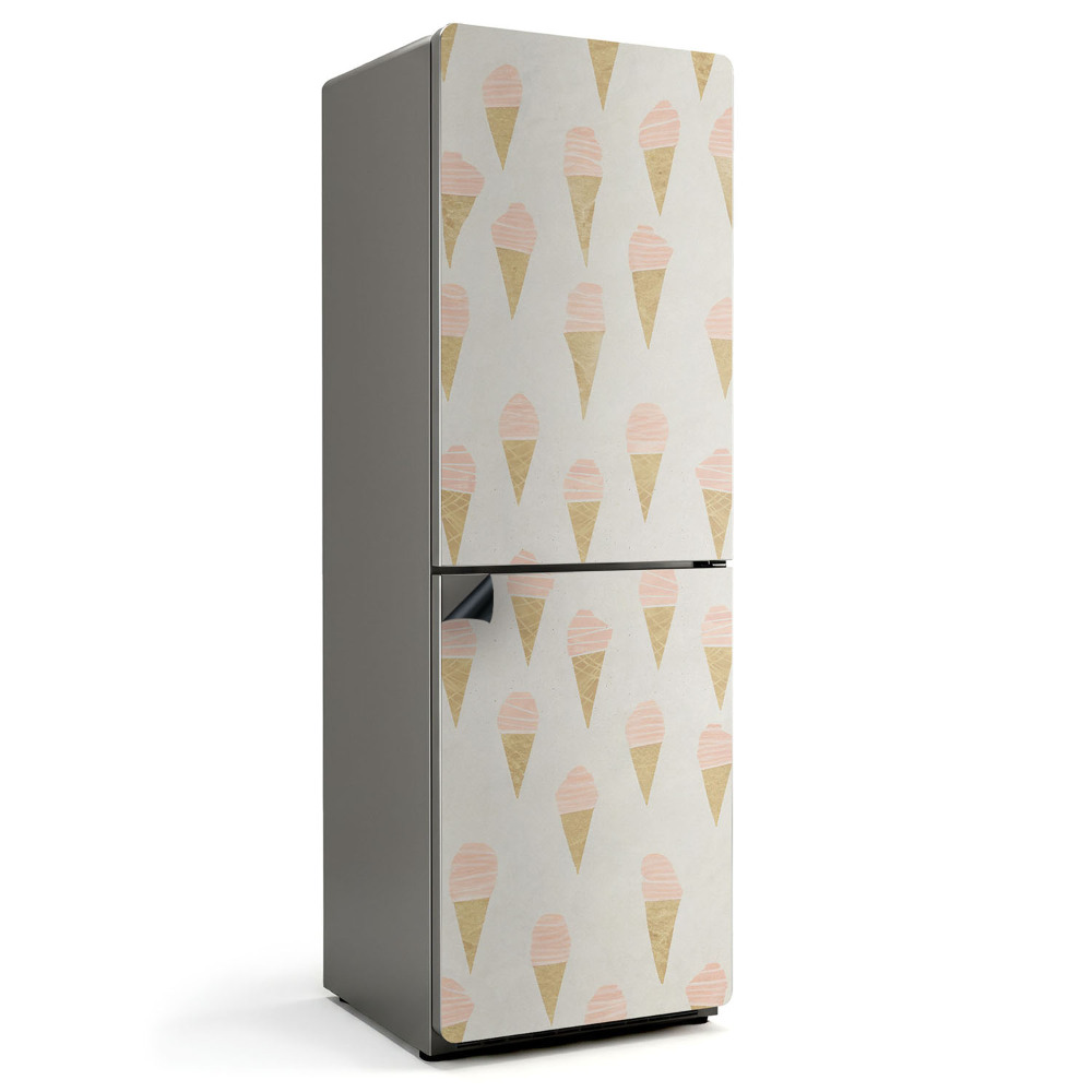 Magnet na ledničku Ilustrace zmrzlinových kornoutů