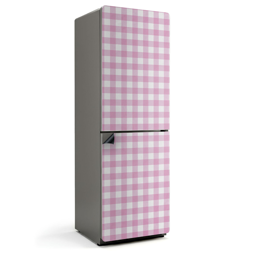 Magnet na ledničku Kostkovaný vzor v jemných odstínech