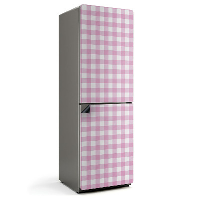 Magnet na ledničku Kostkovaný vzor v jemných odstínech