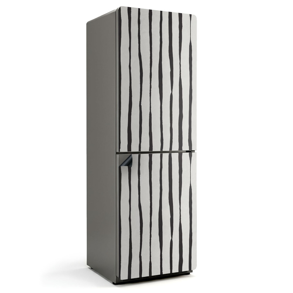 Magnet na ledničku Svislé zkreslené pruhy