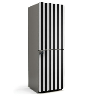 Magnet na ledničku Svislé pruhy v kontrastních odstínech