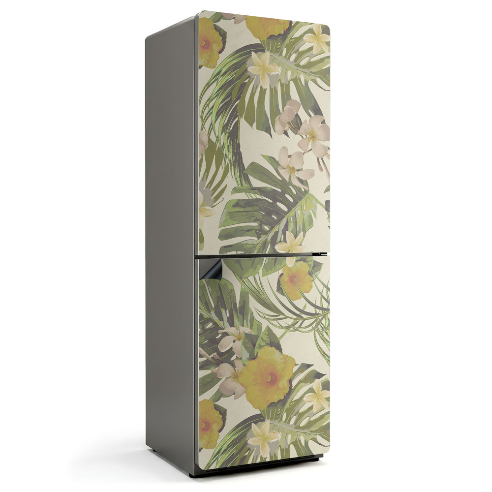 Magnet na ledničku Motiv tropických rostlin