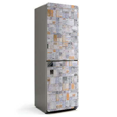 Magnet na ledničku Mozaika obdélníků v barvách