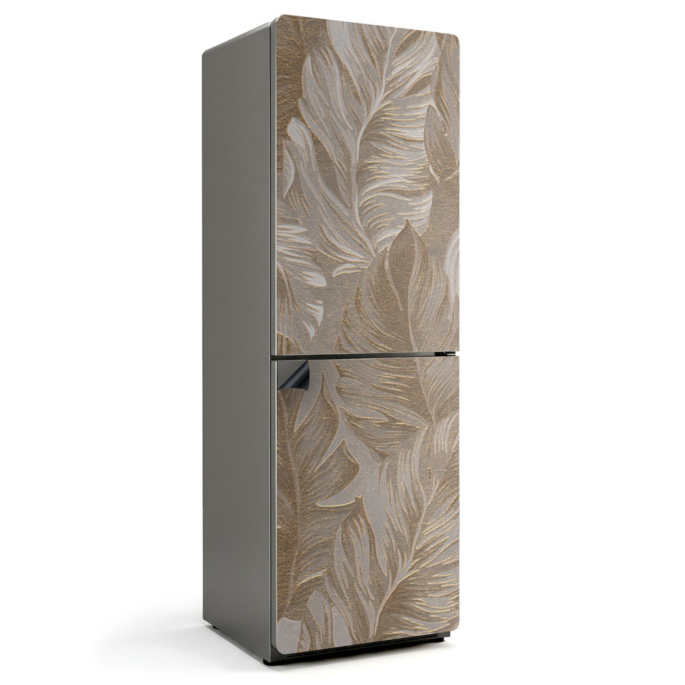 Magnet na ledničku Jemný listový vzor