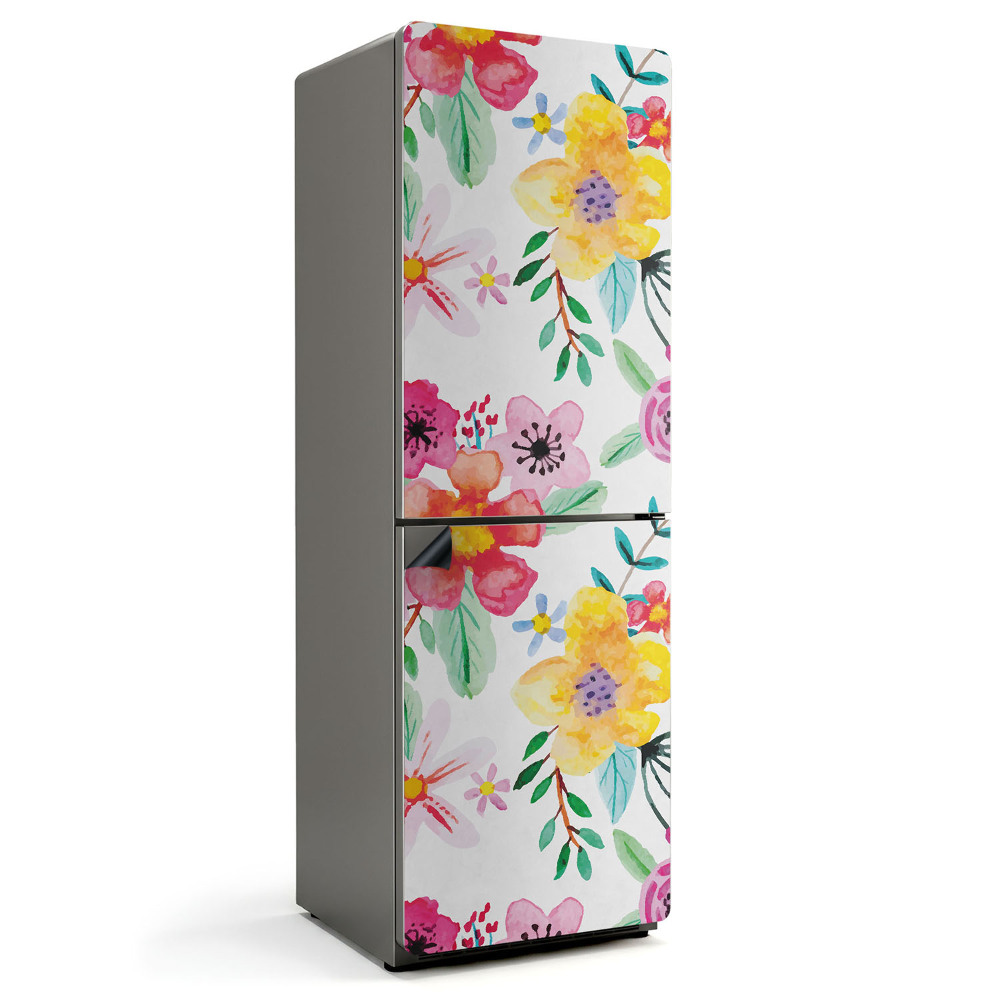 Magnet na ledničku Květinový akvarelový motiv