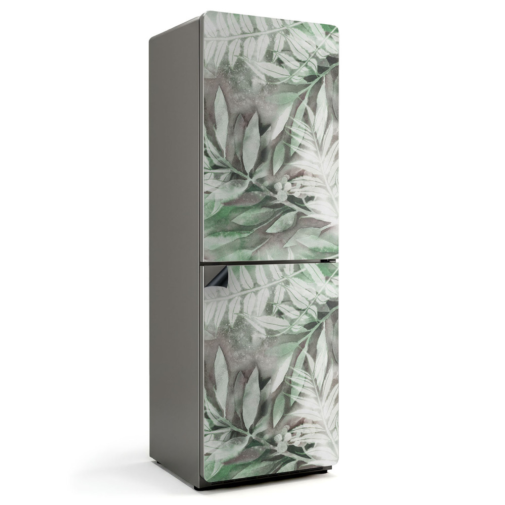 Magnet na ledničku Listový akvarelový motiv