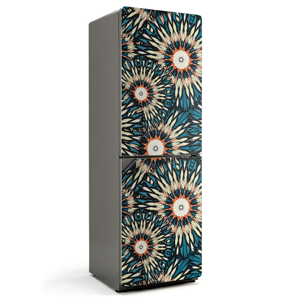 Magnet na ledničku Květinové aranžmá s paprsky