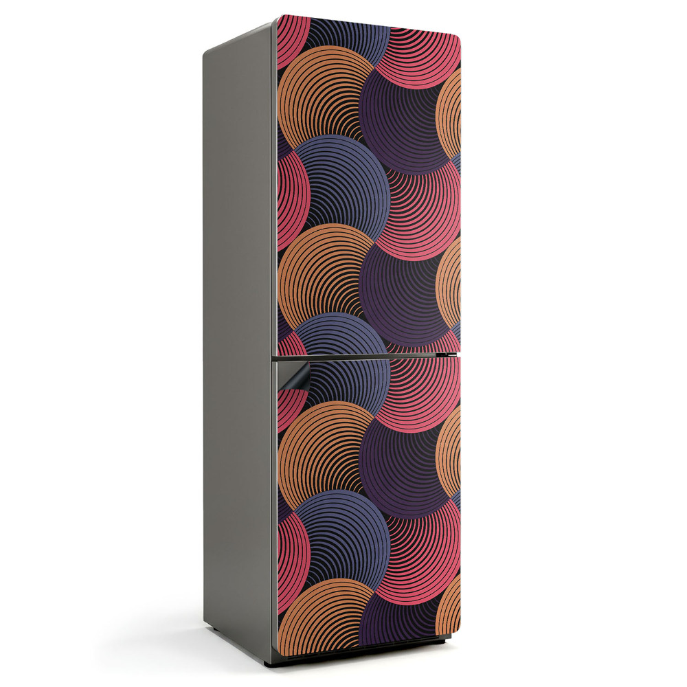 Magnet na ledničku Dynamické linie ve vlnovém stylu