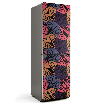 Magnet na ledničku Dynamické linie ve vlnovém stylu