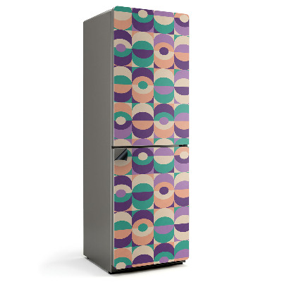 Magnet na ledničku Oválné motivy v geometrické formě