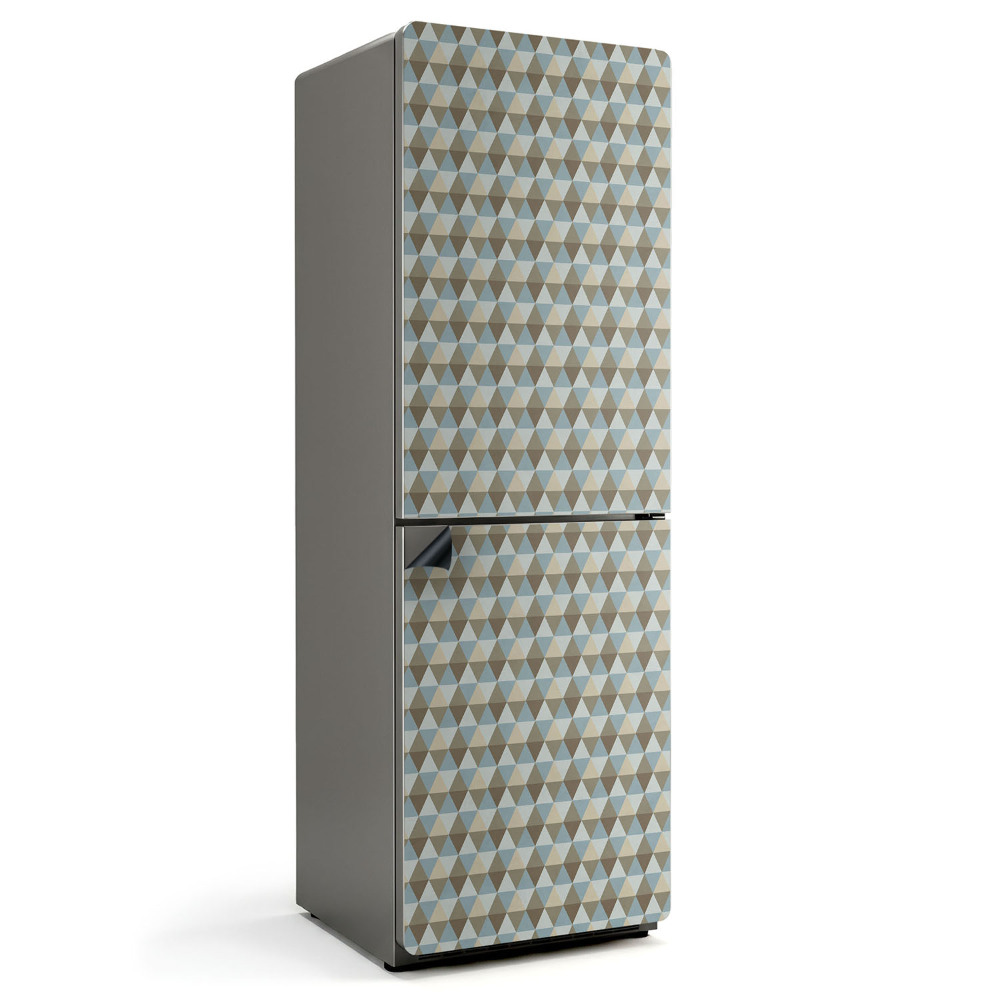 Magnet na ledničku Grafická mřížka kosočtverců