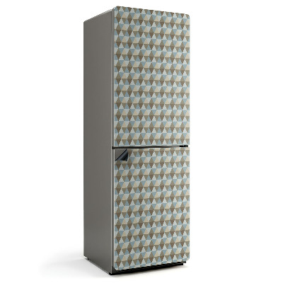 Magnet na ledničku Grafická mřížka kosočtverců