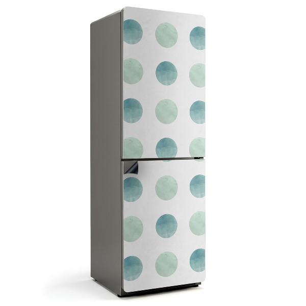 Magnet na ledničku Kruhové vzory v uspořádaných liniích