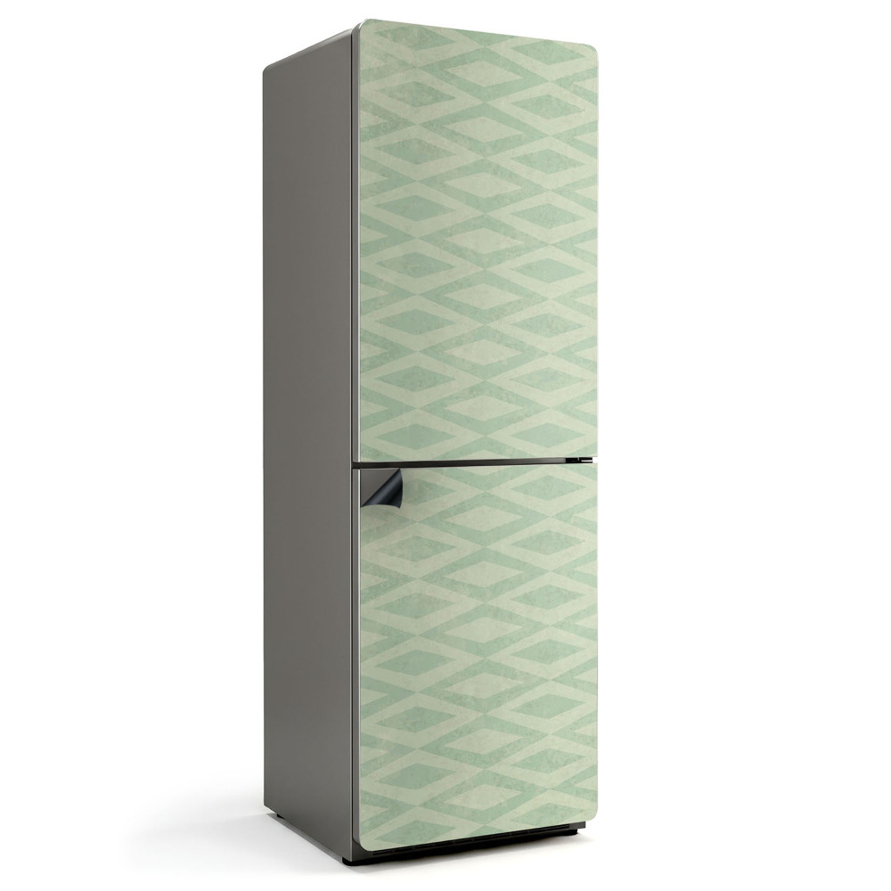 Magnet na ledničku Geometrický styl kosočtvercových pruhů