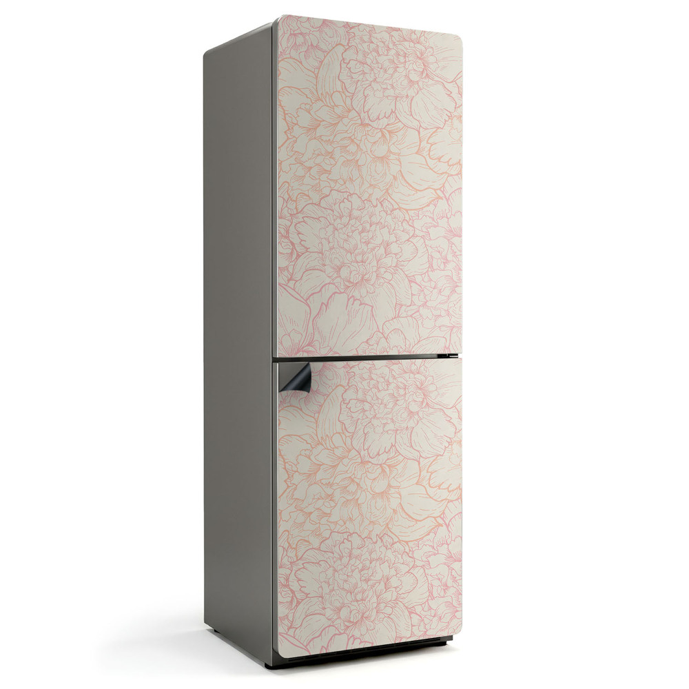 Magnet na ledničku Květinové linie v harmonickém rytmu