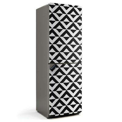 Magnet na ledničku Řada kosočtverců v grafice