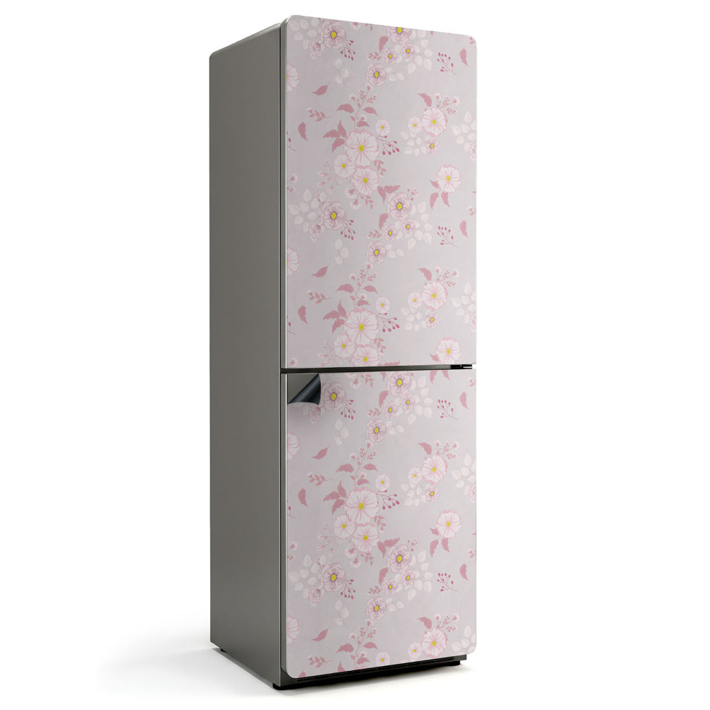 Magnet na ledničku Květinový motiv v jemném stylu