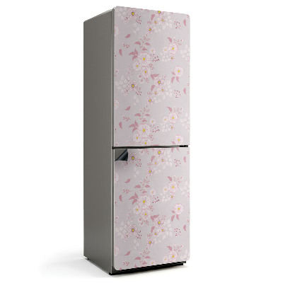 Magnet na ledničku Květinový motiv v jemném stylu