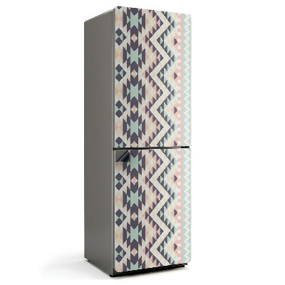 Magnet na ledničku Motiv trojúhelníkových geometrických tvarů