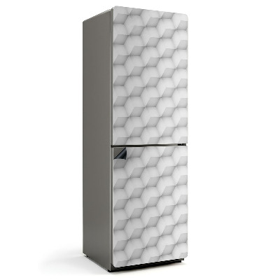 Magnet na ledničku Geometrický vzor ve třech rozměrech
