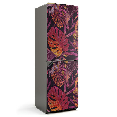 Magnet na ledničku Motiv tropických zelených listů