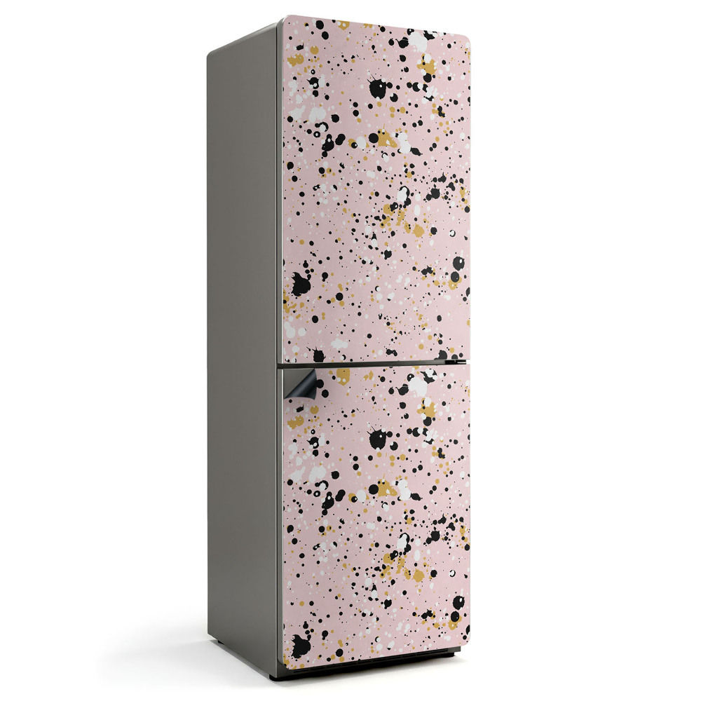 Magnet na ledničku Abstraktní skvrny a tečky barev