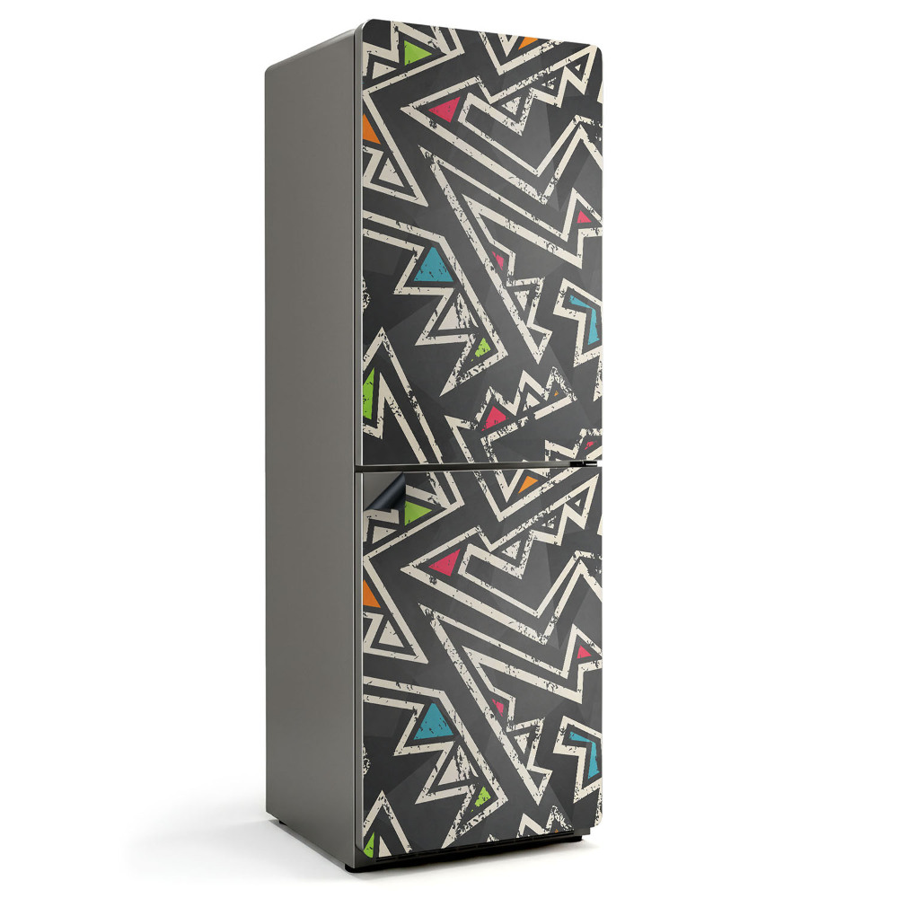 Magnet na ledničku Geometrické vzory v pohybu