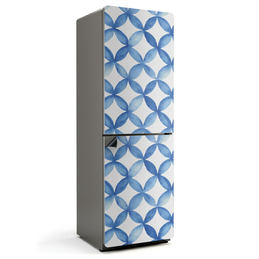 Magnet na ledničku Květinový geometrický motiv