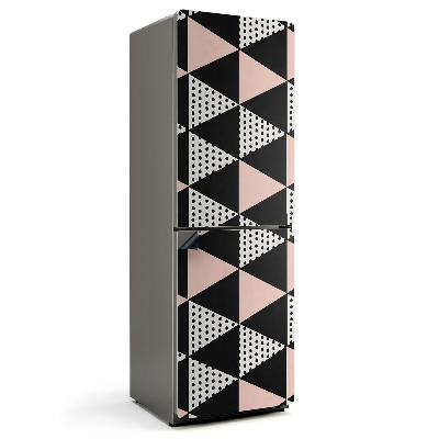 Magnet na ledničku Vzor trojúhelníkových tvarů