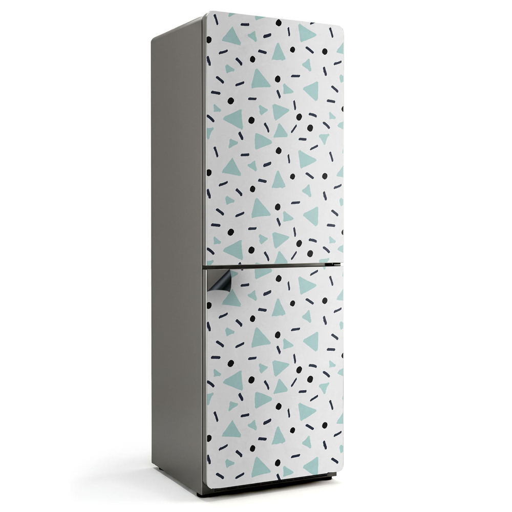 Magnet na ledničku Abstraktní motiv s tvary