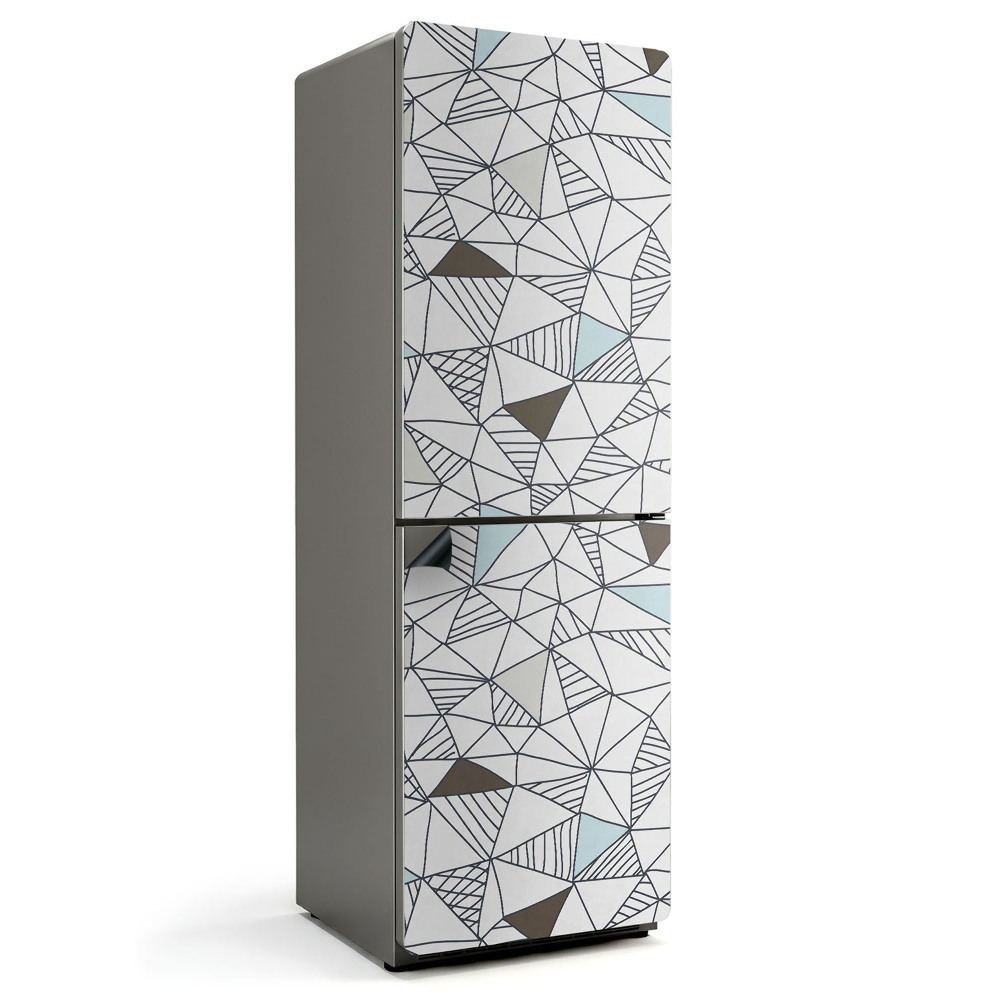 Magnet na ledničku Geometrie v abstraktním stylu