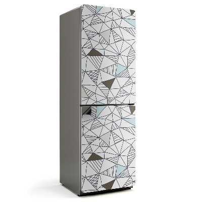 Magnet na ledničku Geometrie v abstraktním stylu