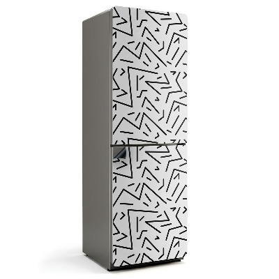 Magnet na ledničku Pohyblivé linie v dynamickém stylu