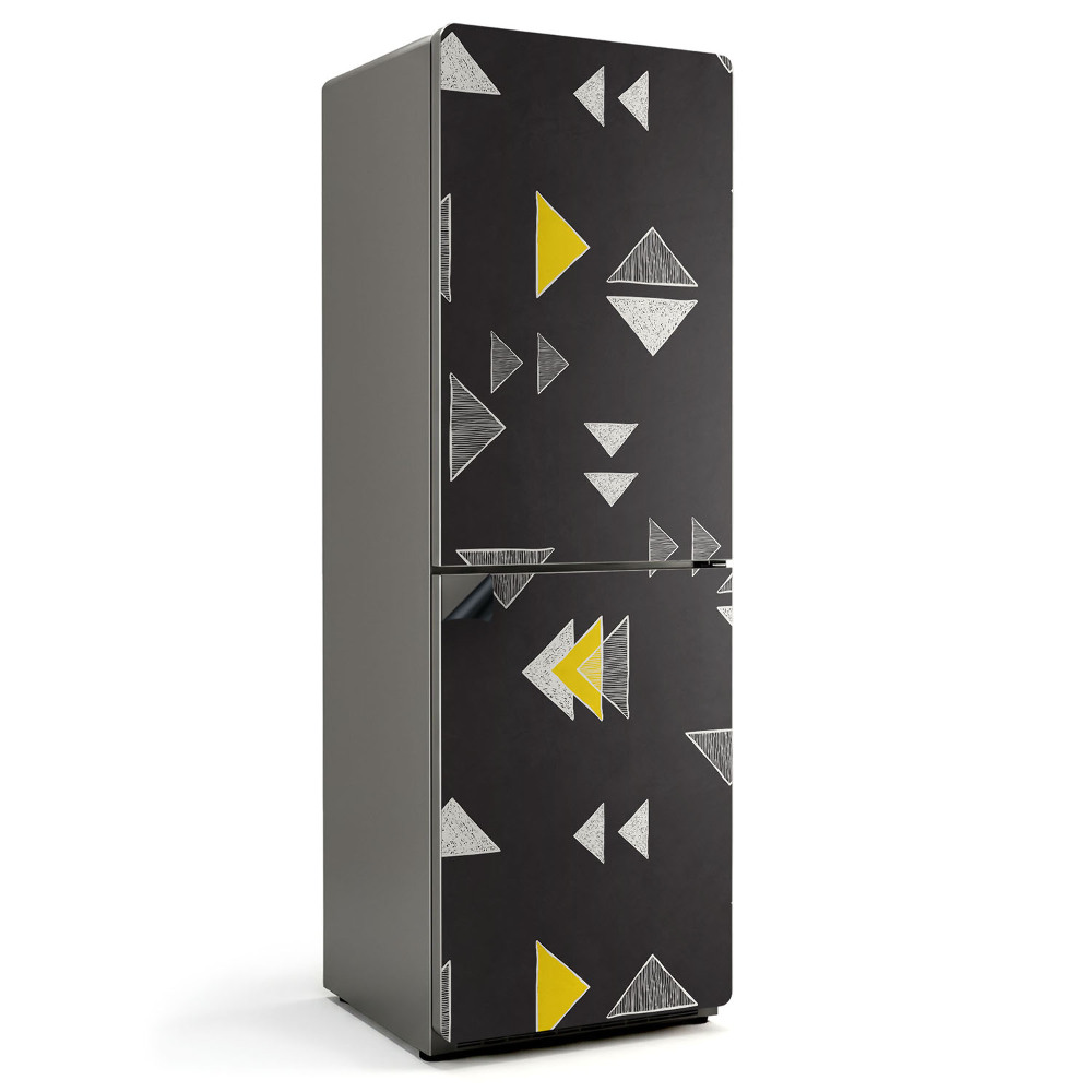 Magnet na ledničku Geometrické trojúhelníky a kosočtverce