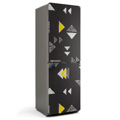 Magnet na ledničku Geometrické trojúhelníky a kosočtverce