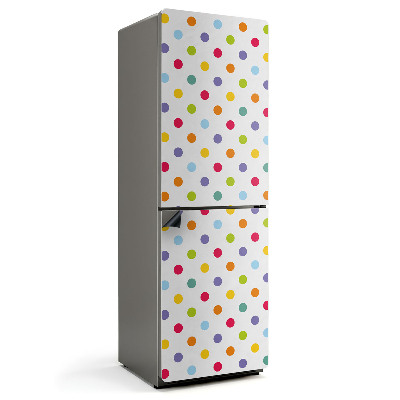 Magnet na ledničku Barevné tečky v intenzivních odstínech