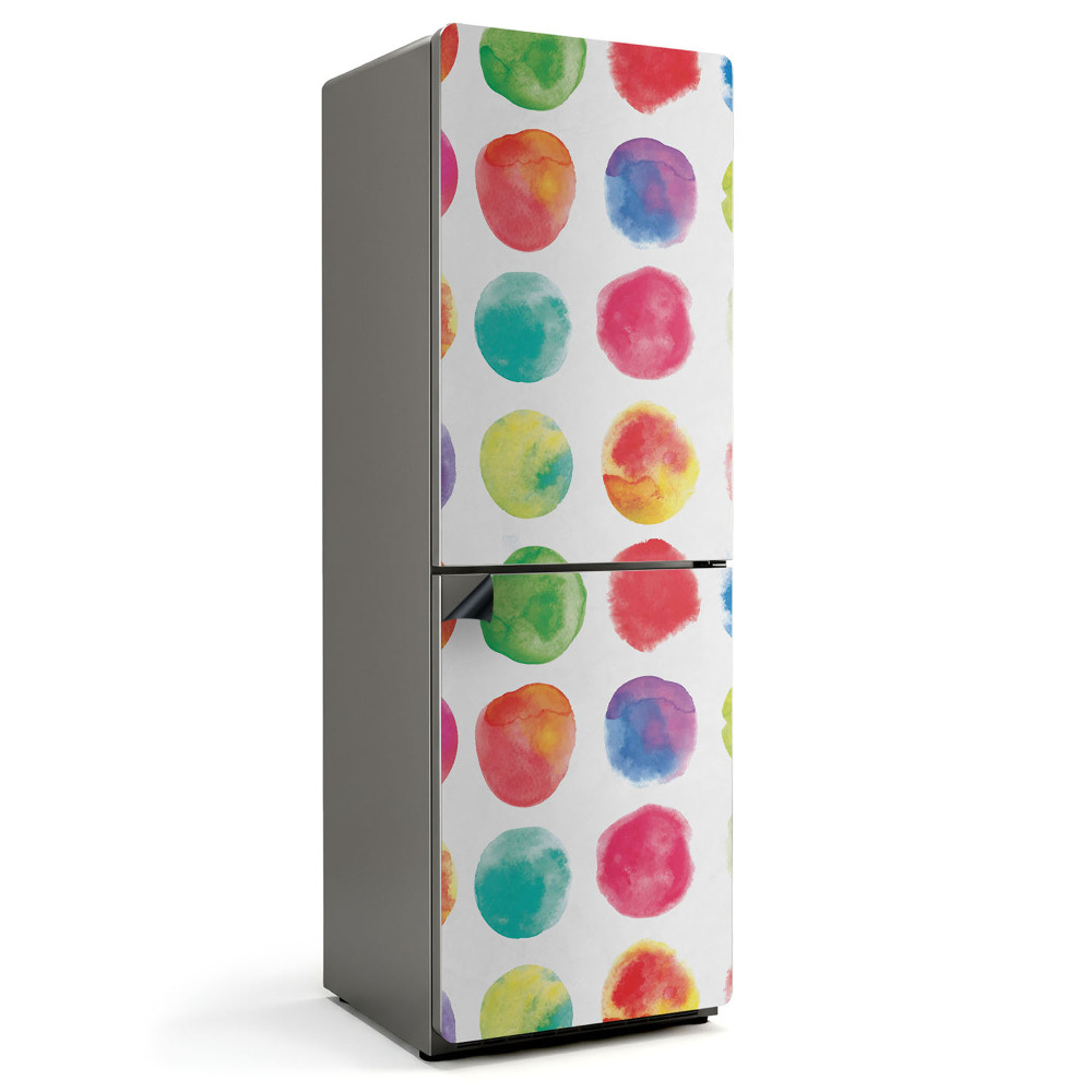 Magnet na ledničku Radostné kruhy v přímých liniích