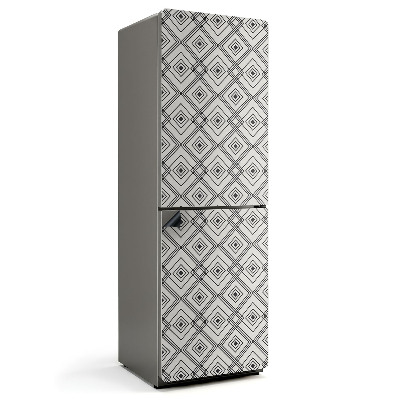 Magnet na ledničku Geometrický kosočtverečný vzor