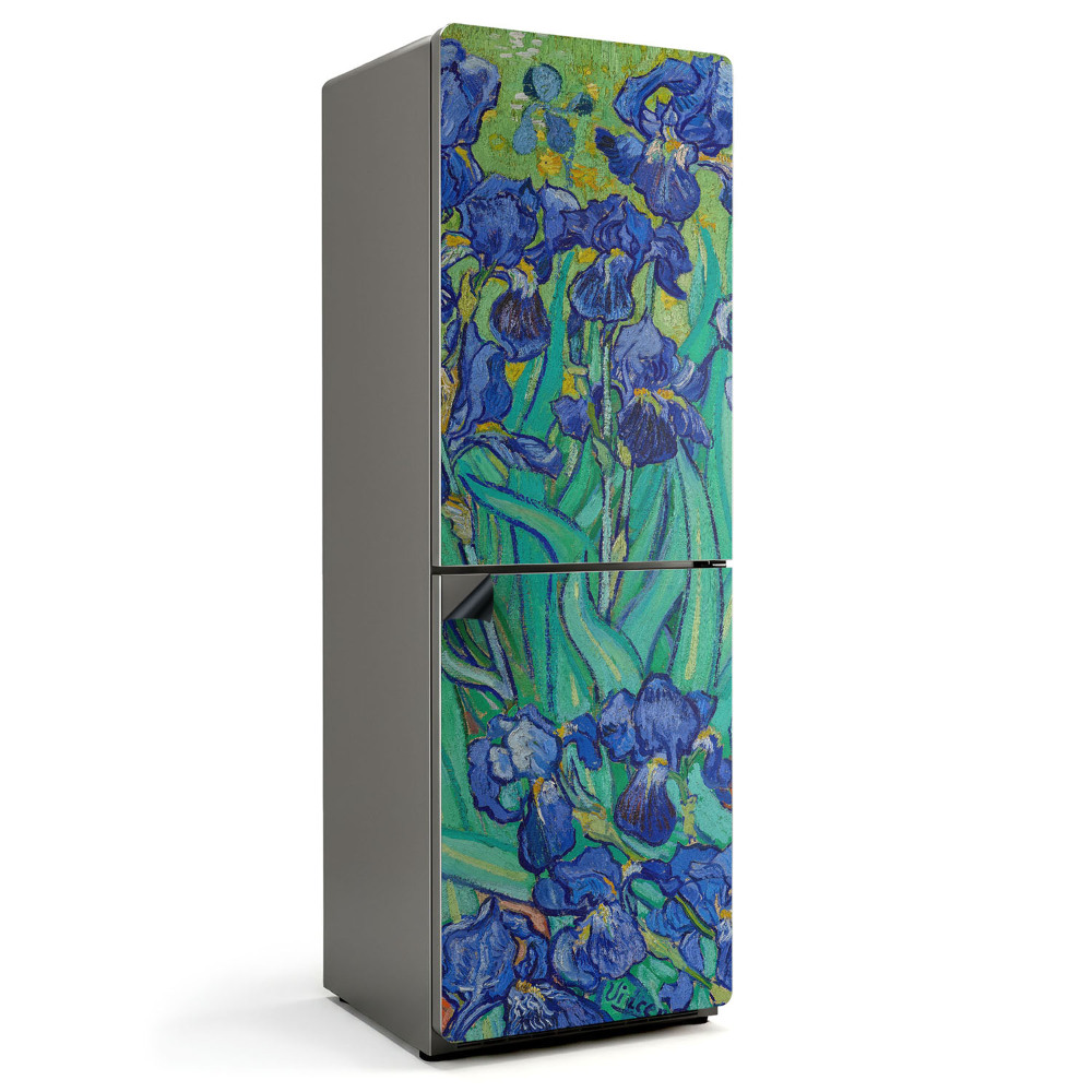 Magnet na ledničku Květinový motiv kosatců